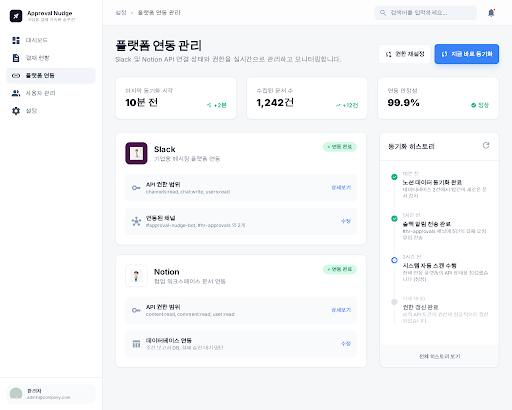 Prototype /settings/integrations