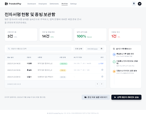 Prototype /documents/signatures